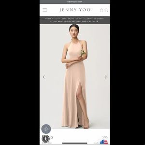 Jenny Yoo Kayla Dress, Soft Blush